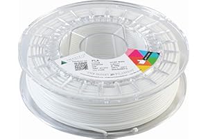 PLA SMARTFIL- Filamento para impresión 3D | ácido poliláctico | Gran facilidad de impresión | Peso: M (750g) | Diámetro: 2.85 mm | Color: Ivory White