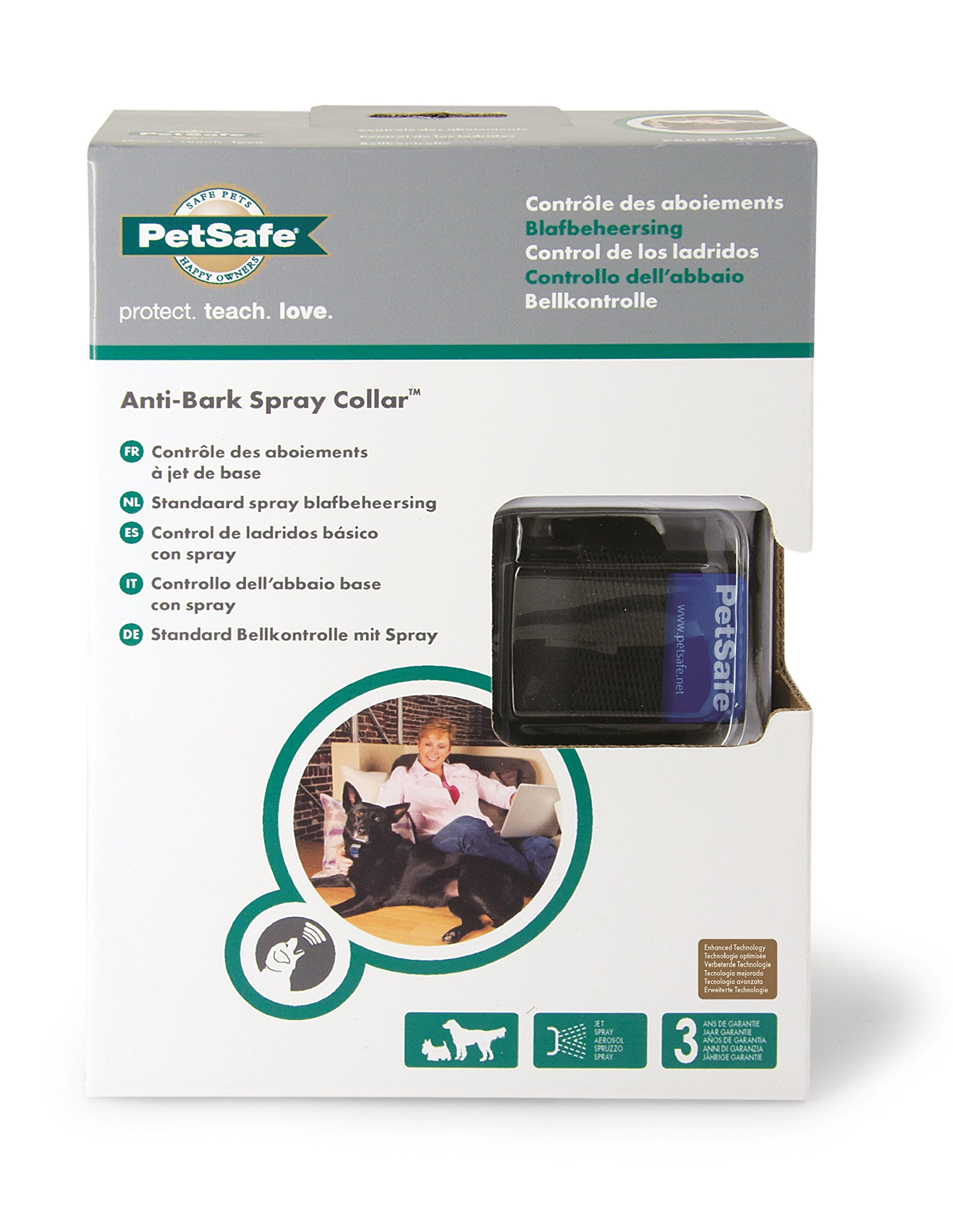 PetSafe Anti Bark Spray Collar, Necks up to 60 cm, Adjustable, Spray