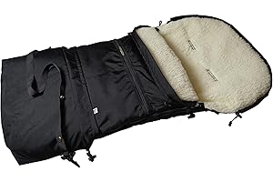 Bergsteiger Fußsack, Kinderwagen Winterfußsack 5-in-1, Gurtschlitze, für Babyschale, Babywanne, Sportwagen, Öko-Tex 100, Bergsteiger Kinderwagen-Zubehör