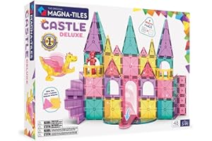 MAGNA-TILES Castle DLX Magnetyczny zestaw konstrukcyjny, 48 sztuk