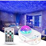 Sternenhimmel Projektor Starry Projector Light, Merece 3 in 1 Sternenprojektor Nachtlicht mit Fernbedienung, Bluetooth-Musikl