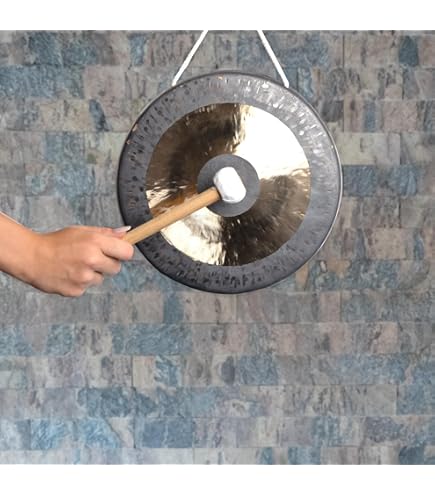BSX 806350 Chinagong 25 Cm Met Standaard En Klopper