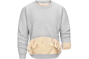 Svanco Vinter Fleece Sweatshirt Herr Termisk Sweatshirt Utan Huva Tröja Tung Rund Hals Varm Arbete Casual Pullover