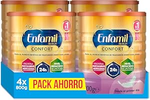 Enfamil Premium Confort Pack Fórmula para Bebés con Trastornos Digestivos - 4 latas x 800 g