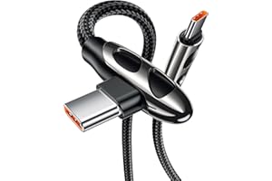 toocki PD 3.1 240 W USB C do USB C Kabel 2 M Pod kątem 90 Stopni Szybkie Ładowanie Dla iPhone 17 16 15 Pro Max Plus, MacBook Air/Pro, iPad Pro, Samsung S25