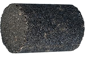 PFERD 61893 Type 18 Straight Cone, Aluminum Oxide, 2" Diameter x 3" Length, 5/8-11 Thread, 18144 RPM, 16 Grit