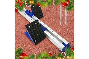 DITOSH Startblöcke, multifunktional, 6 Winkel, verstellbar, Aluminium, Schienen- und Feld-Startblock zum Sprinten für Leichtathletik, Kunststoff-Landebahn, blau, 76,2 cm