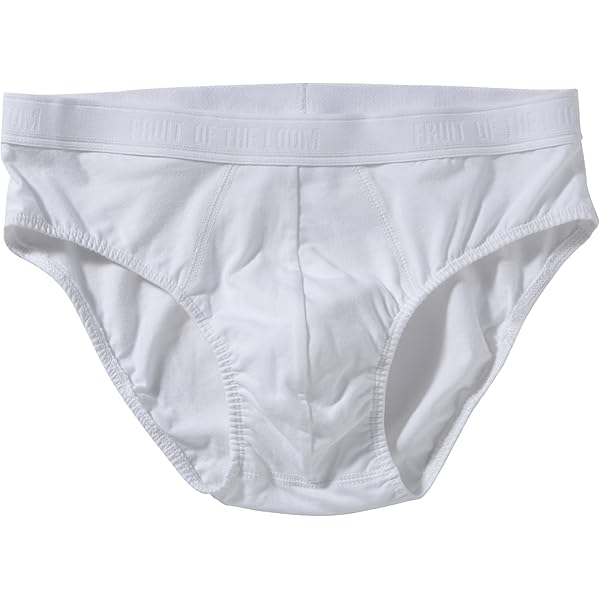 Fruit of the Loom Basic White Brief Multipack Herenslip (9 stuks), Wit, L