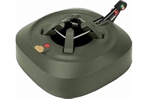 SA Products Automatic Christmas Tree Stand for Real Tree - Heavy-Duty Plastic & Metal - 3.5-Litre Water Reservoir Base - For Xmas Trees Up To 8.2Ft. with 12cm Trunk - Small 33.02x109.22x7.62cm