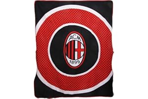 AC Milan Bulls Eye Fleece Blanket - Multi-Colour