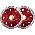 Super Thin Diamond Ceramic Saw Blade Porcelain Cutting Blade for Cutting Ceramic Or Porcelain Tile (4 inch-2PCS)