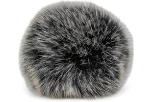 styleBREAKER Kunstfell Bommel für Mützen und Beanies, Fake Fur, Winter Fellbommel 04024161