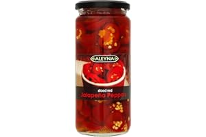 Aleyna Sliced Red Jalapeno Peppers, 480g