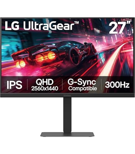 LG 27GS75Q-B 27-inch Ultragear QHD (2560x1440) Gaming Monitor
