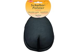 Kleiber - Hombreras/maniquí de modista, 13 x 11 x 2,5 cm, Color Negro Suave