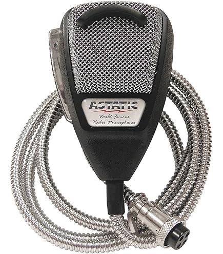 Astatic Road Devil CB Microphone Amplifié / 4-pin Microphone pour CB Radio sans Mic Gain