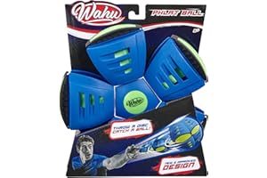 GOLIATH Wahu - PHLAT BALL Classic - Coloris Aléatoire - Frisbee Volant qui se Transforme en Ballon - Jeux Extérieur Enfants Dès 5 Ans - Balle Innovante 15,7cm - Frisbee 22,9 cm - Jeu Plage - 2+ Joueurs