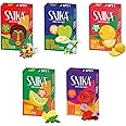 SNIKA Herbal Hookah Molasses Premium Segment (100% Nicotine and Tobacco Free) Afro Queen, Swiss Ice Apple, Honey Melon, 5000 Gold, Lemon Mint, Hookah Flavors (Pack of 5)