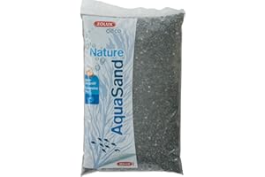 Zolux Gravier Naturel pour Aquarium Basalte Noir de 1 à 4 mm de Granulométrie 5 kg