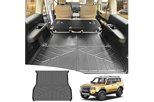 JTYZSM Trunk Mat for 2024 2025 Toyota Land Cruiser Prado 250 LC250 5 Seat Rear Cargo Mat All Weather Protector Cargo Liner for 24-25 Toyota Land Cruiser 250 Accessories