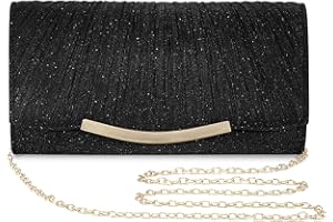 Asvert Evening Bag, Women's Elegant Clutch Bag, Clutch Handbags, Shoulder Bag, Women's Leather Bag for Prom Party, Part