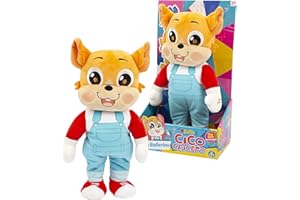 Me Contro Te - Cico Ballerino 35 cm, Cico morbido peluche ch balla e canta sulla canzone originale dei Me Contro Te, per bambini a partire da zero mesi, MEC71000, Giochi Preziosi