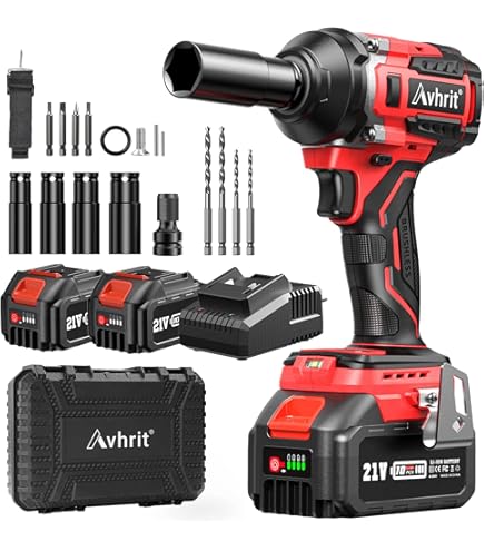 Avvitatore A Impulsi Brushless 1000Nm - 21V Con 2 Batterie 4.0Ah, 5 Bussole Per Auto E Casa - Foto 12