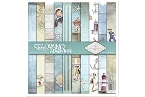 ITD Collection Paquete de Scrapbooking - Utiliza Papel para Scrapbooking - Haz Álbumes de Fotos Originales Como Nadie - Papel Decorativo - Decoupage - Hacer Tarjetas - 310x320 mm (SLS-033)