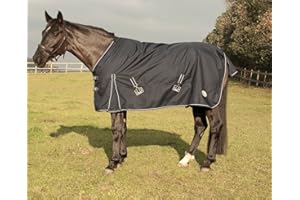 Rhinegold Torrent - Coperta per Cavallo da Esterni, Leggera, Senza Imbottitura