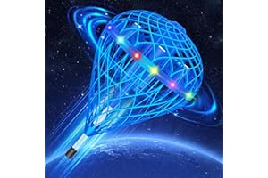 PLAYDEN Fliegender Ball, Spielzeug ab 6 7 8 9 10+ Jahre Jungen, Magic Hover Ball Schwebender Ball mit LED Licht Flying Spinner Mini Drohne Für Kinder mit 2 Akkus, Weihnachten Geschenke für Jungen Mädchen