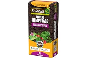 SOLABIOL TEREMPO6 Terreau Rempotage | Utilisable en Agriculture Biologique, 6L, 6 L