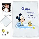 Personnalise Disney Baby Mickey Mouse Bleu Couverture Polaire Couverture 91 4 X 76 2 Cm Amazon Fr Bebe Et Puericulture