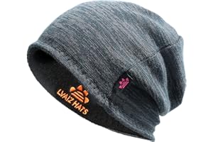 SHINCHIC Winter Fleece Lined Knitted Beanie Hats for Men Reversible Windproof Watch Hat Warm Skull Cap for Women…