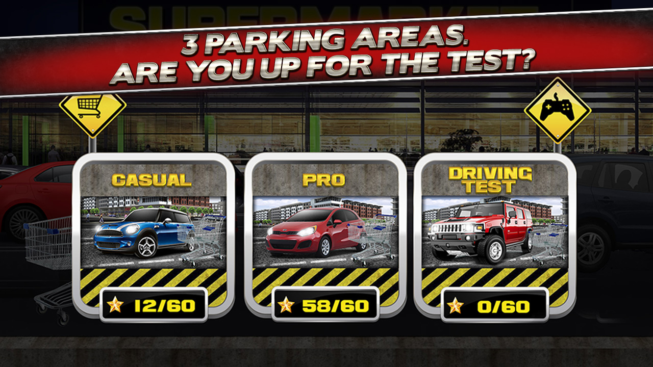 3D Car Parking Simulator Game Real Limo and Monster Truck Driving