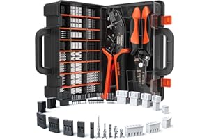 Juego de tapones de pinzas de engaste,JST-XH 2,5 mm/Dupont 2,54 mm/KF2510 Juego de tapones de 2,54 mm,26 estilos,SOMELINE® 0,05-0,5 mm² (AWG 30-20) para Dupont, serie JST, VH 3,9. 6 mm, Molex, AMP EI