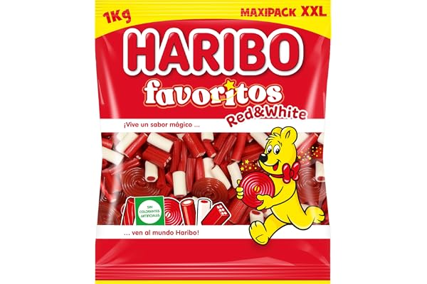 HARIBO 0008006 RedWhite Favorites, 1 kg