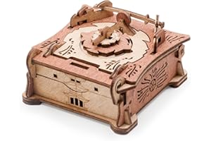 iDventure Samurai Puzzlebox | Escape Room Caja del tesoro mecánica | Regalo de cumpleaños | Rompecabezas de madera 3D | Juego de ingenio para adultos y caja de rompecabezas para adolescentes 14+