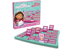 Winning Moves Qui Est Ce Jeux de Societe Gabby et la Maison Magique - Jeux pour Enfants 6 Plus - Jeu de Plateau Famille pour 2+ Joueurs - Version française