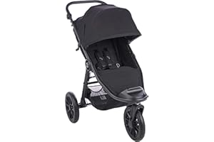 Baby Jogger City Elite 2 - Cochecito plegable y portátil, color negro