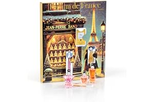 ‎JEAN-PIERRE SAND Jean-Pierre Sand – Parfum de France – 24-częściowy kalendarz adwentowy z perfumami – prezent kosmetyczny na Boże Narodzenie 2025 (damski)