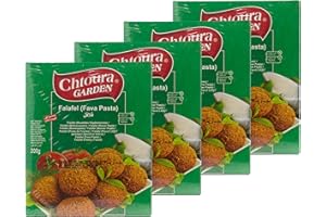 BABA GOURMET Chtoura Garden Arabische Falafelmischung - Vegane Bratlinge - Vegetarische Falafel 200 g (4 x 200 g)