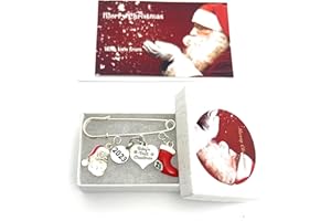 LIBBYSMARKETPLACE.COM Baby's First Christmas 2017 Couche Épingle à nourrice souvenir Charms est disponible en 3 Différentes Options de cadeau à la main par Libby de place de marché, Métal, multicolore, Gift Box