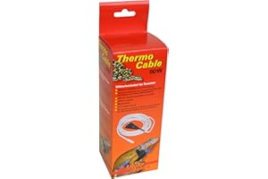 Lucky Reptile Thermo Cable - Cavo di riscaldamento per terrari da 80 W - Cavo da 6,5 m con connessione fredda da 1,5 m - Riscaldamento veloce e calore uniforme - In silicone impermeabile