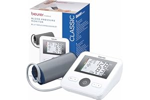 ‎BEURER Beurer BM 27 Oberarm-Blutdruckmessgerät mit Manschettensitzkontrolle, klinisch validiert, Manschette für 22-42 cm, Risikoindikator, Arrhythmie-Erkennung, Datenübertragung zu Apple Health und co.