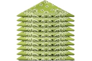 Karl Loven - Lot Bandana - Motif Paisley - 100% Coton - Epaisseur Supérieure - 20 Couleurs Exclusives