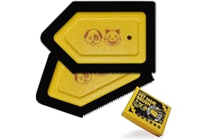 LIBIBIO Pack de 2! Mini Brosse Anti Poils d'Animaux | Épilateur pour Canapé, Voiture, Lit, Tapis, Arbre à Chat, Panier... | Lot=1+1 | Enlève, Ramasse Poils pour Chien & Chat | "Magique" Re-Utilisable