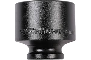 BRILLIANT TOOLS BT022683 Douille à chocs 12 pans 1/2" 36 mm, version courte [Powered by KS TOOLS], Aucune