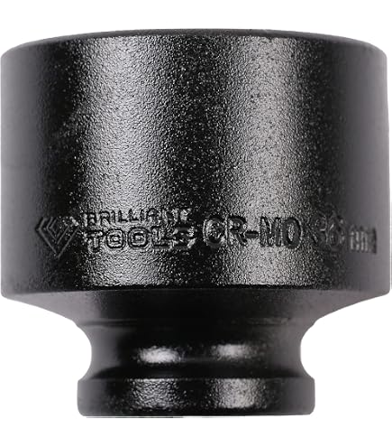 Douille 12 Pans 3/4'' 36 Mm - Chrome Vanadium - Pour Poids Lourds Et Travaux Intensifs - Qualité Professionnelle
