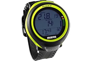 Mares Dive Computer Puck 4 (Black-Yellow Fluo)