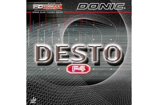 Donic - Caoutchouc de raquette de tennis de table Desto F4